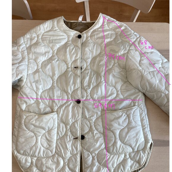 White Quilted Jacket - Mango - Picture 3 of 3